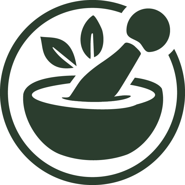 Golden herb wellness logo zonder background